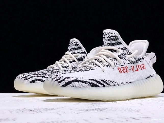 Black 350 CP9654 Zebra White Boost Yeezy V2 Adidas 0817
